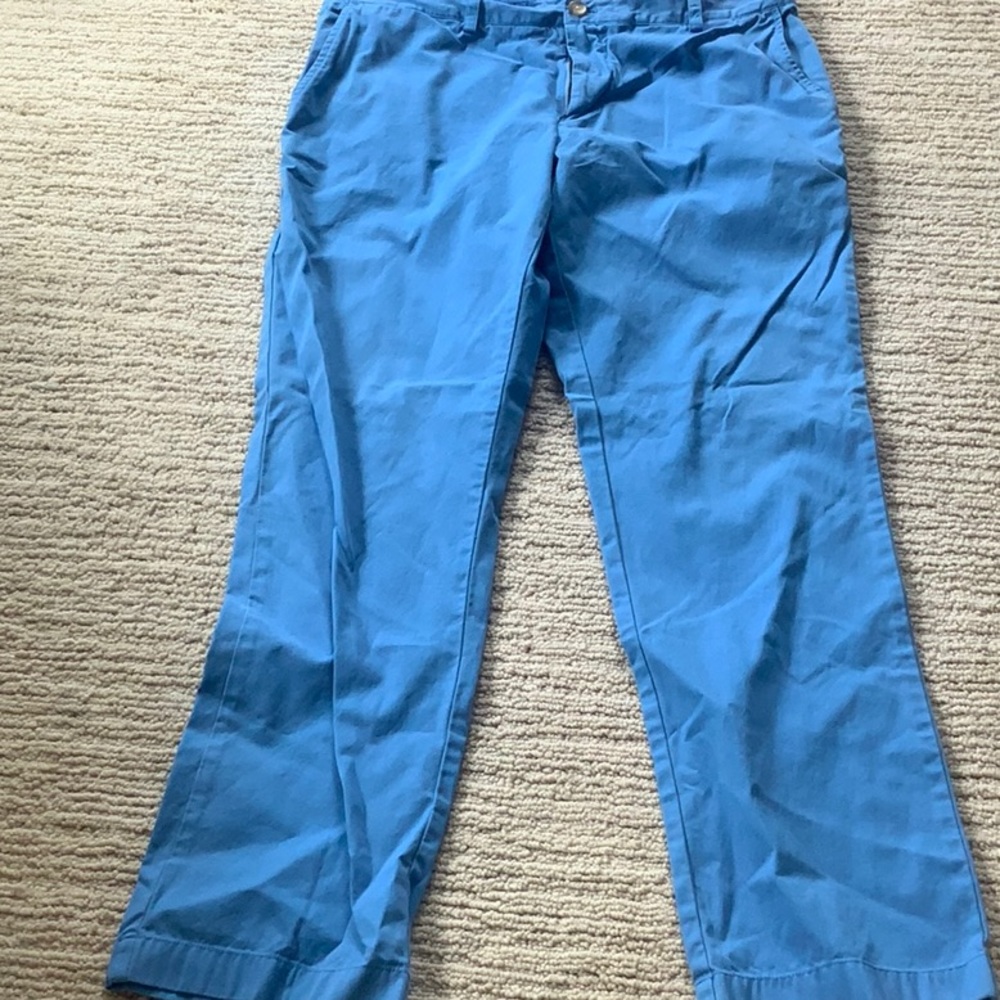 Vineyard Vines blue men’s twill cotton pants